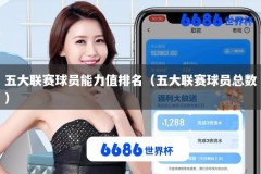 五大联赛球员能力值排名（五大联赛球员总数）